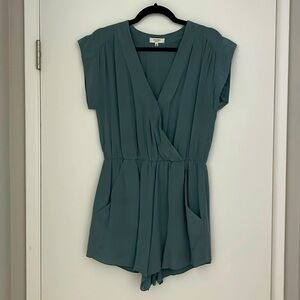 Aritzia Babton Corbett Silk Romper